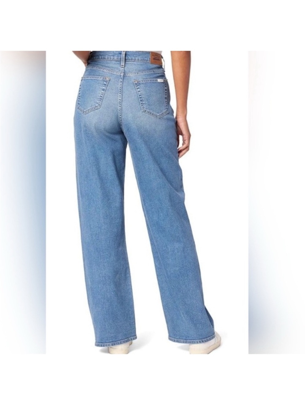 Levis High Rise Loose Straight Heritage Wide Leg Blue Denim Jeans size 4
